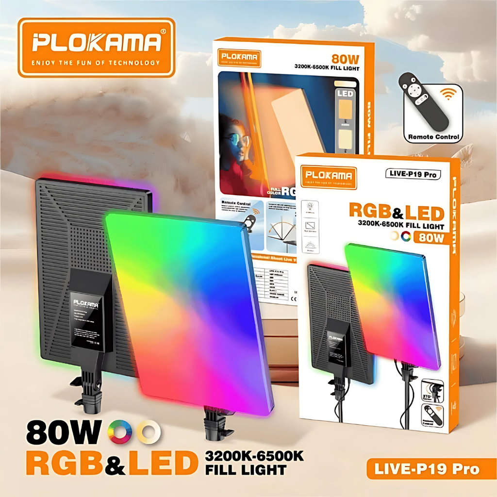 Plokama  Professional RGB Fill Light