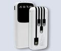 Wired Power Bank with LED Display and Fast Charging